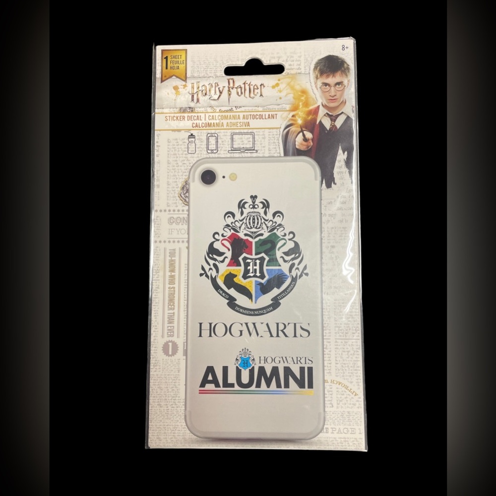 NWT! Harry Potter Hogwarts Alumni Phone / Laptop/ Wall Sticker Decal
